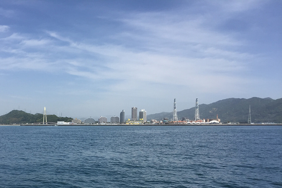 和歌山海域での海洋散骨「マリーナシティ沖」