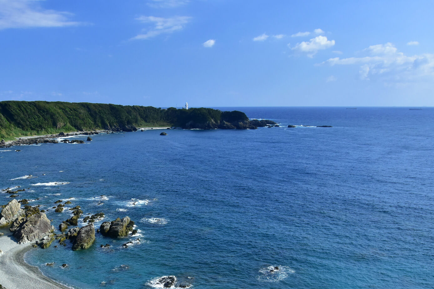 和歌山海域での海洋散骨「潮岬」