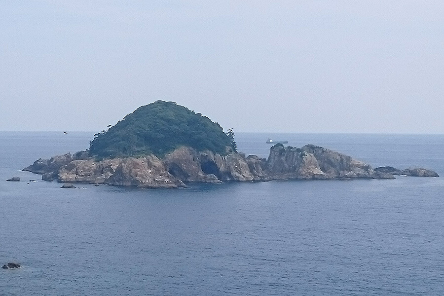 和歌山海域での海洋散骨「周参見」