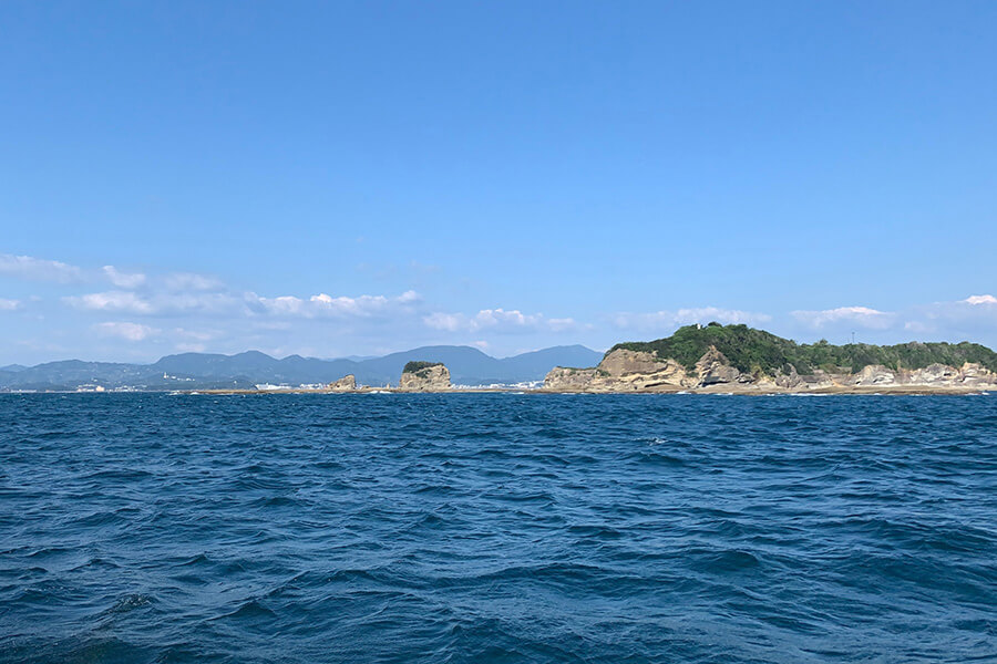 和歌山海域での海洋散骨「南紀田辺」