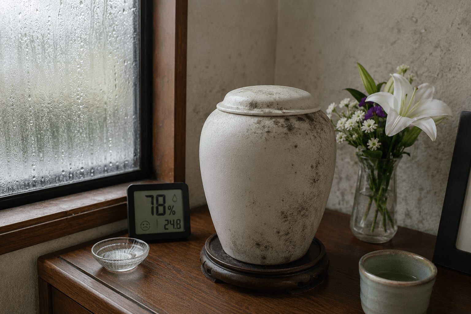 遺骨にカビが生える主な原因